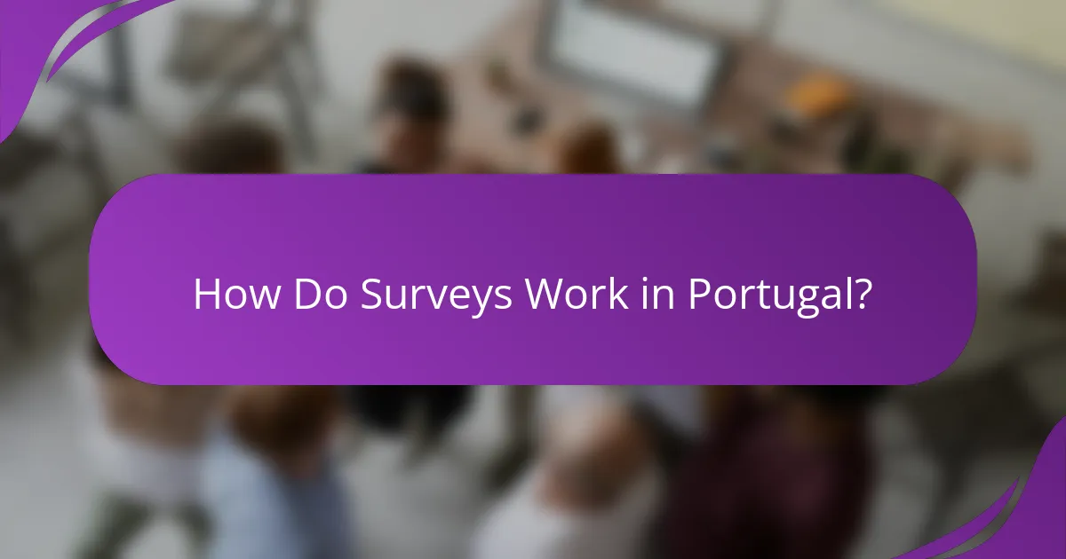 How Do Surveys Work in Portugal?