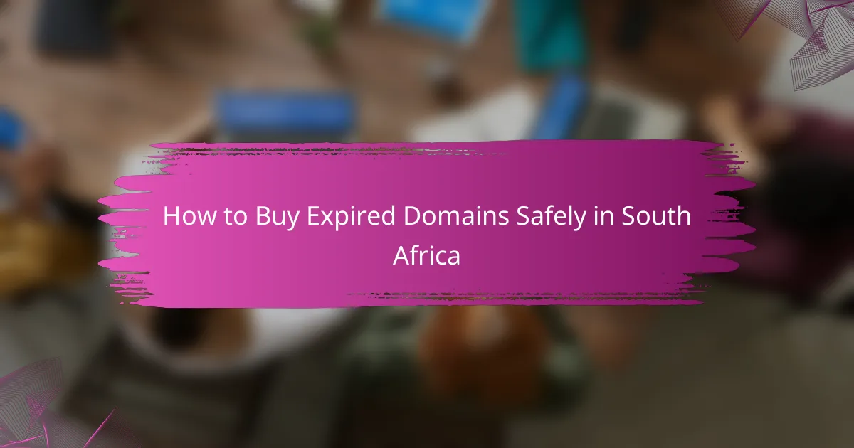 How to Buy Expired Domains Safely in South Africa