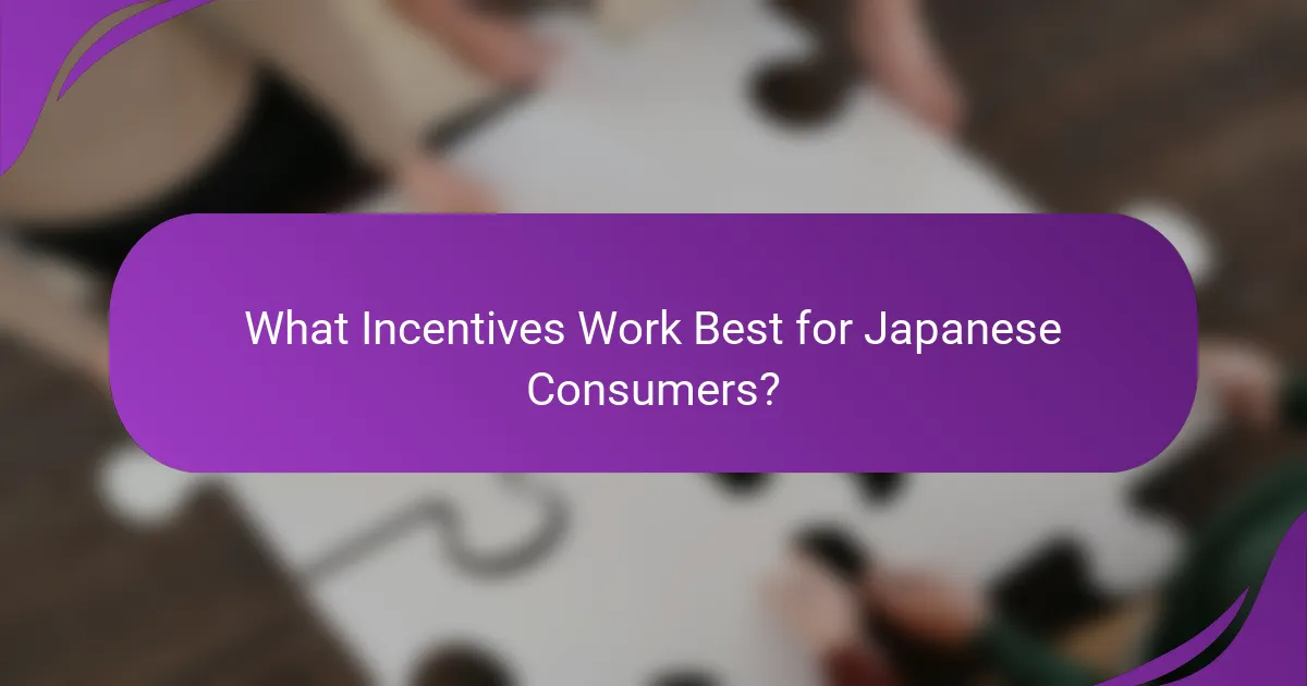 What Incentives Work Best for Japanese Consumers?